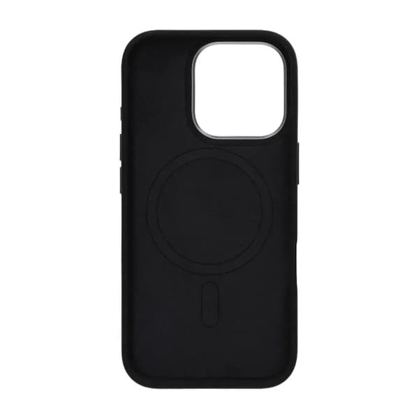 Mobilskal Silikon för iPhone 16 Pro - Svart med Kameraskydd sort