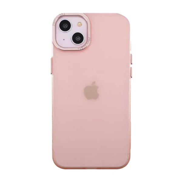 iPhone 14 Mobilskal - Frostat Rosa Rosa