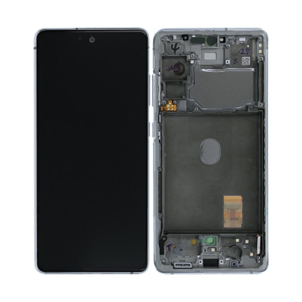 Samsung Galaxy S20 FE (SM-G780F) Skärm med LCD Display Original - Vit Vit