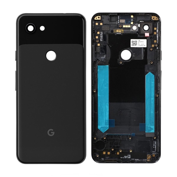 Google Pixel 3A Baksida/Komplett Ram OEM - Svart Svart