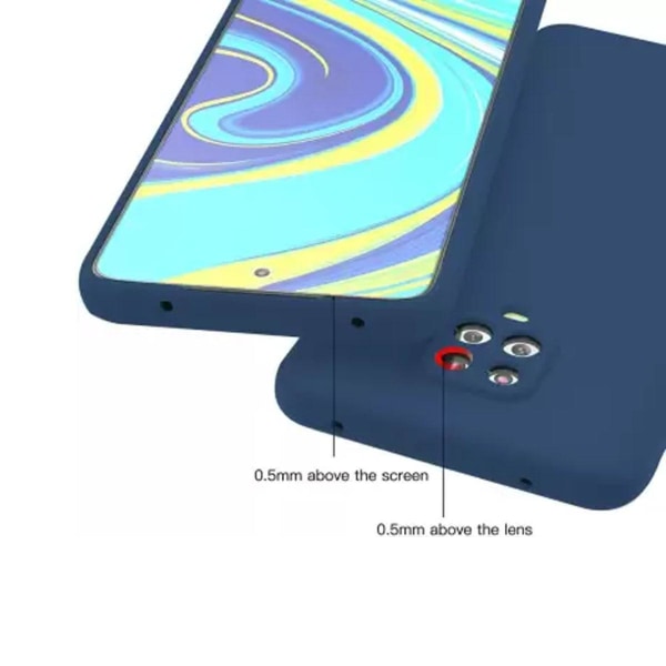 Silikonskal Xiaomi Redmi Note 9 Pro - Blå Blue