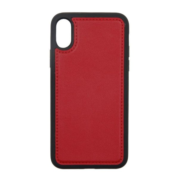 iPhone X/XS Plånboksfodral Magnet Läder med Stativ G-SP - Röd Röd