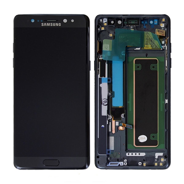 Samsung Galaxy Note 7 (SM-N930F) Skärm med LCD Display Original - Svart Svart