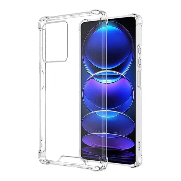 Xiaomi Redmi Note 12 Stöttåligt Mobilskal - Transparent Transparent