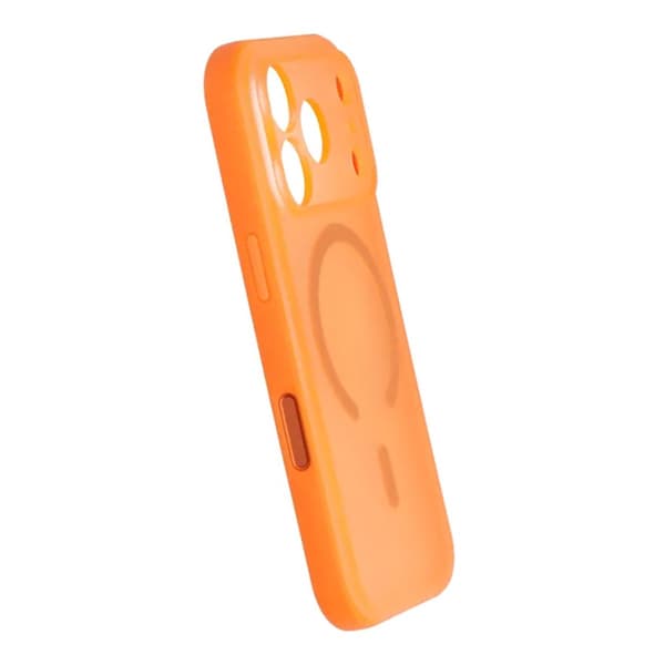 Slimmat MagSafe-skal med kameraskydd för iPhone 17 Pro - Orange orange