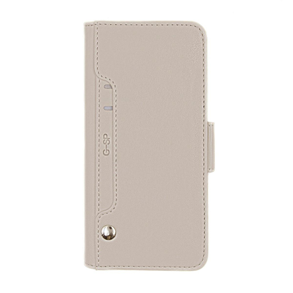 iPhone XS Max Plånboksfodral Stativ och extra Kortfack G-SP -  Grå Grey