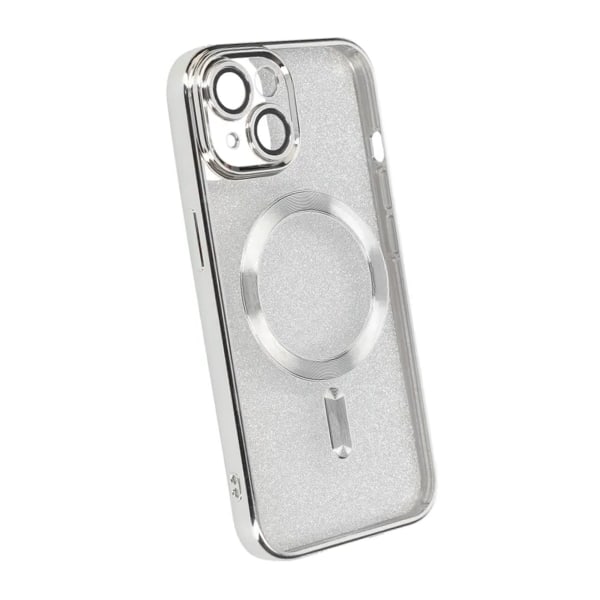 Luxury Mobilskal med Magsafe iPhone 14 - Silver Silver