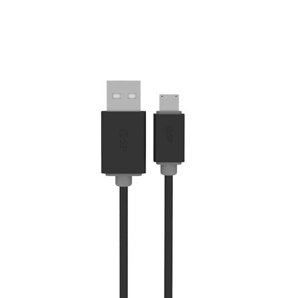 G-SP Micro-USB Kabel 1.8 meter - Svart svart