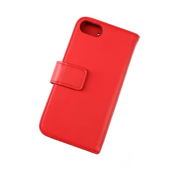 iPhone 7/8/SE (2020/2022) Plånboksfodral Läder Rvelon - Röd Röd