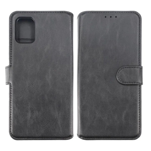 Samsung A51 Plånboksfodral Magnet Rvelon - Svart Black