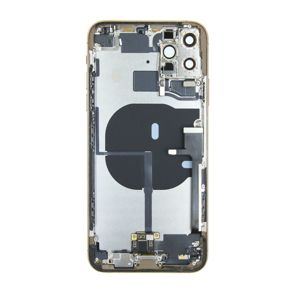 iPhone 11 Pro Max Baksida med Komplett Ram - Guld Guld