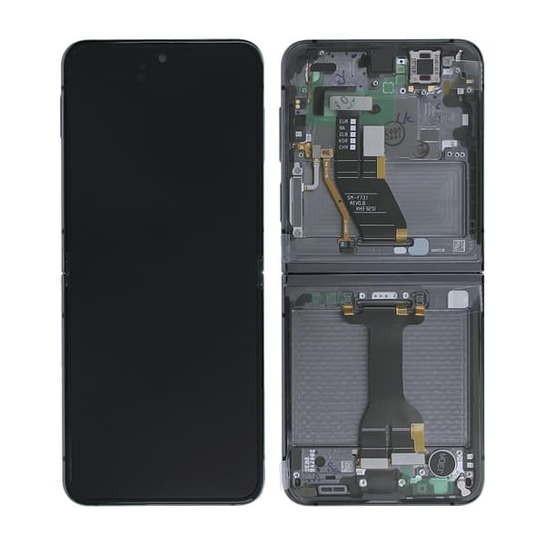 Samsung Galaxy Z Flip 5 Skärm med LCD Display Original - Grafit Grafitgrå