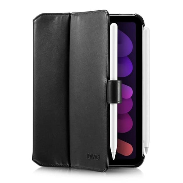 KAVAJ iPad mini (gen 6)/iPad mini (A17 Pro) Fodral London Svart Svart