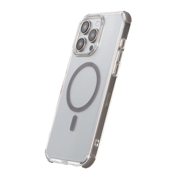 iPhone 15 Pro Rvelon Mobilskal Magnet med Kantskydd - Grå grå
