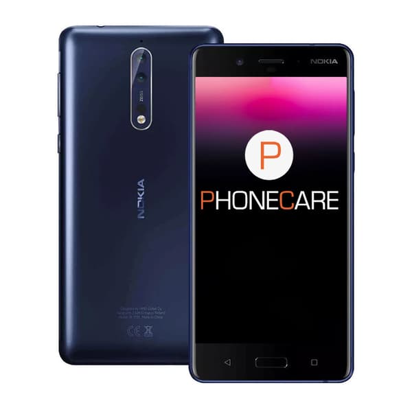 Begagnad Nokia 8 64GB Blå - Bra skick Blå
