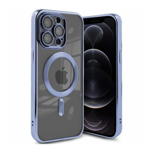 Luxury Mobilskal med Magsafe iPhone 12 Pro Max - Blå Blue