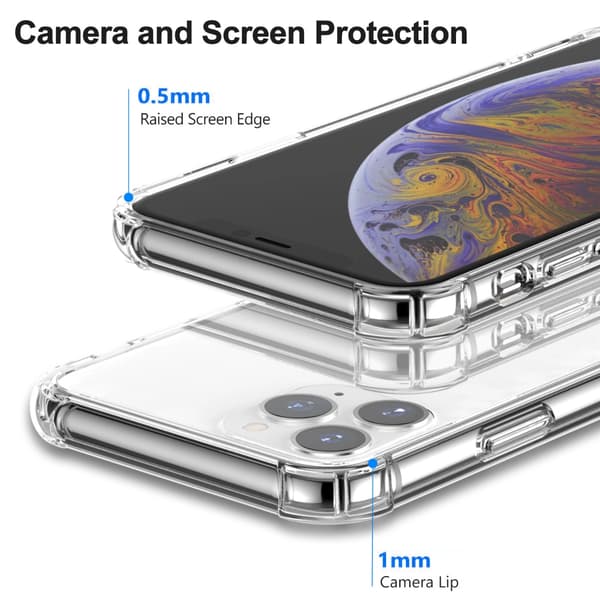 Stöttåligt Mobilskal iPhone 11 - Transparent Transparent