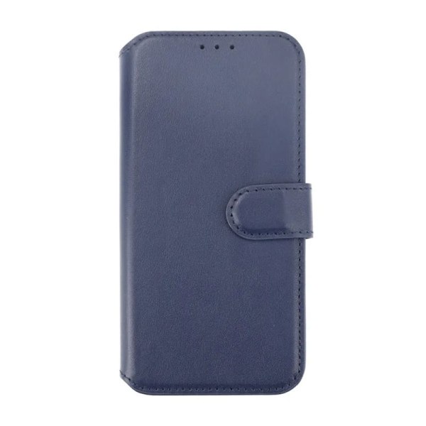 iPhone 15 Plånboksfodral Läder Rvelon - Blå Marinblå