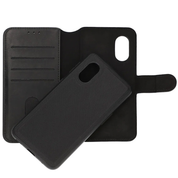 Samsung Galaxy Xcover 5 Plånboksfodral Magnet Rvelon - Svart Svart