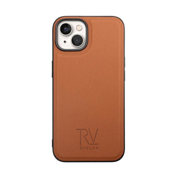 iPhone 14 Plånboksfodral Magnet Rvelon - Brun Brun