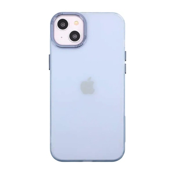 iPhone 14 Plus Mobilskal - Frostat Blå Blue