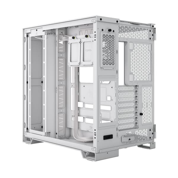 Corsair 6500X Mid Tower Dual Chamber PC Case, Vit - Nyskick vit