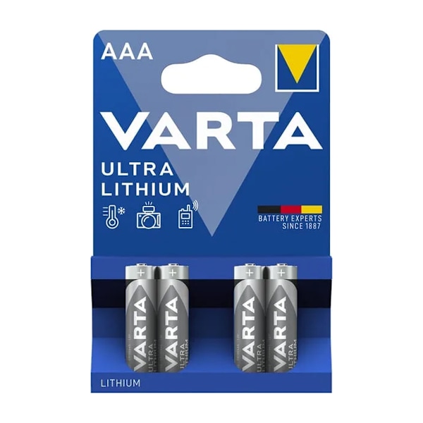 Varta Batteri Professional Litium AAA LR03 Batteri 4-pack