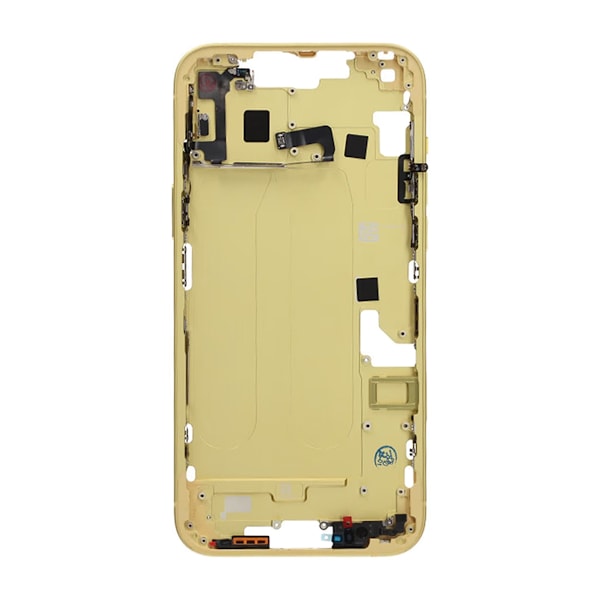 iPhone 14 Plus Mittenram med smådelar OEM - Gul