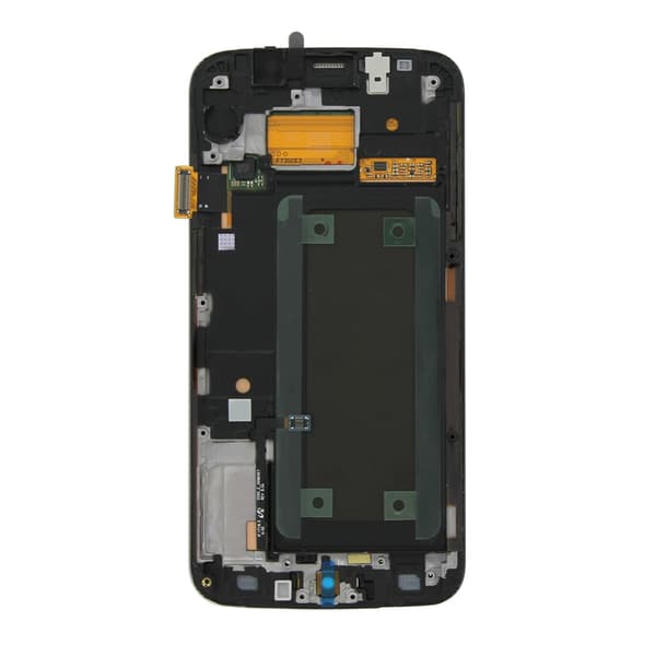 Samsung Galaxy S6 Edge (SM-G925F) Displaymodul LCD / Skärm Svart Original musta