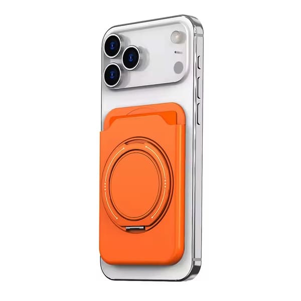 MagSafe korthållare med roterande Ringstativ - Orange orange