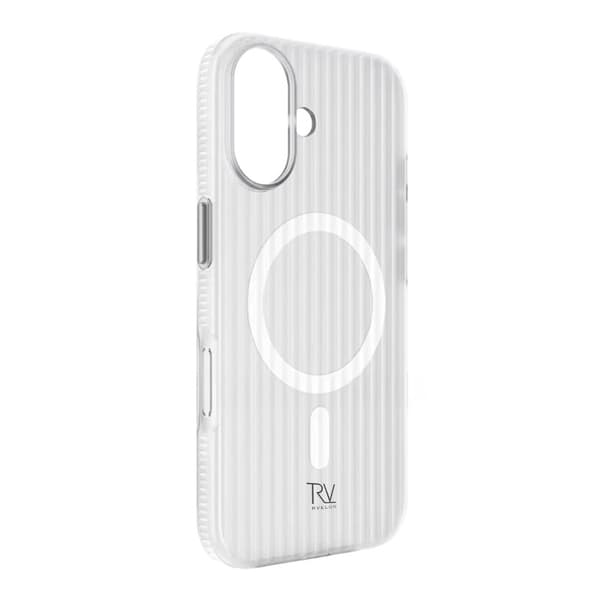 Rvelon Mobilskal Korrugerad Magsafe för iPhone 17 - Vit Vit