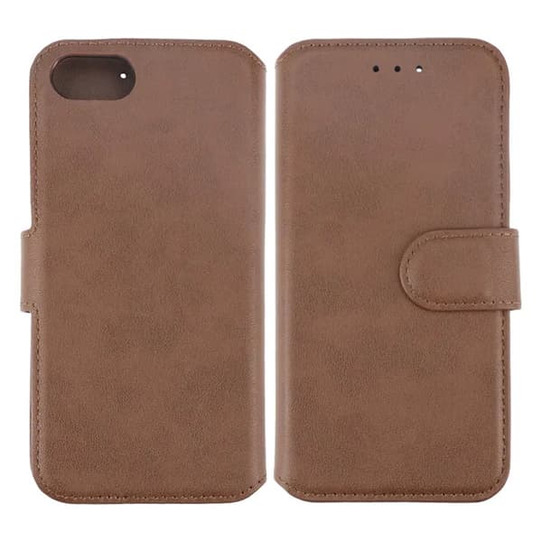 iPhone 7/8/SE 2020 Plånboksfodral Läder Rvelon - Brun Brun