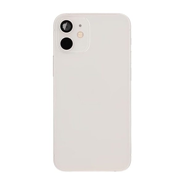 iPhone 12 Mini Baksida Komplett Med Smådelar - Vit White