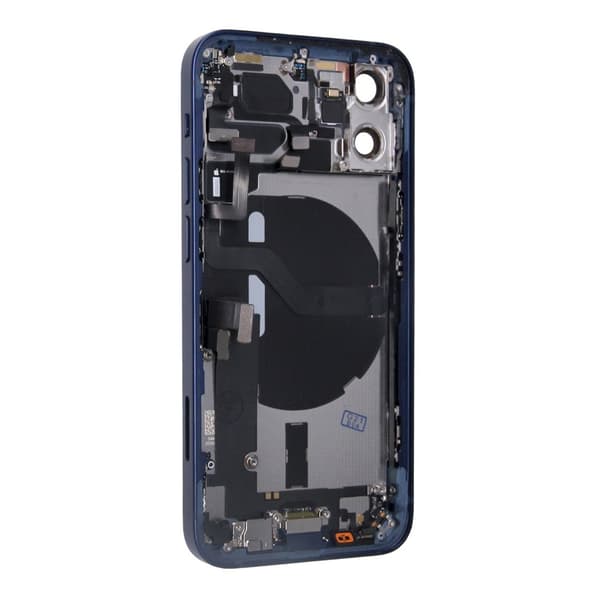 iPhone 12 Mini Baksida med Komplett Ram - Blå Blå