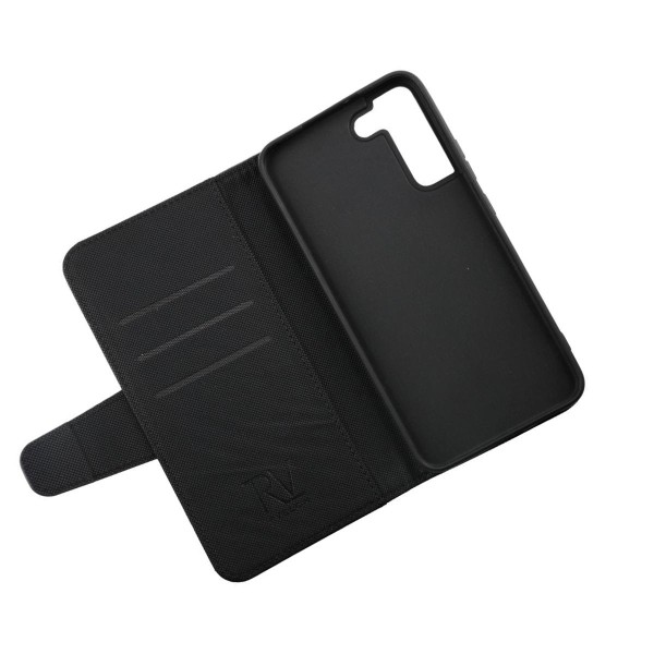 Samsung S22 Plånboksfodral med Extra Kortfack Rvelon - Svart Svart
