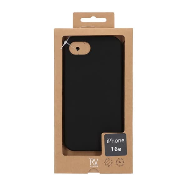 Mobilskal Silikon till iPhone 16e och 17e - Svart Black