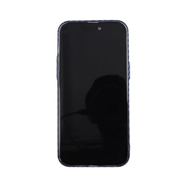 Kolfiber Skal iPhone 14 Pro Max - Blå & Grå multifärg