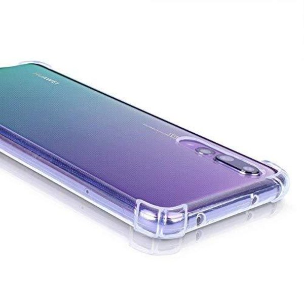 Stöttåligt Mobilskal Huawei P20 Pro - Transparent Transparent