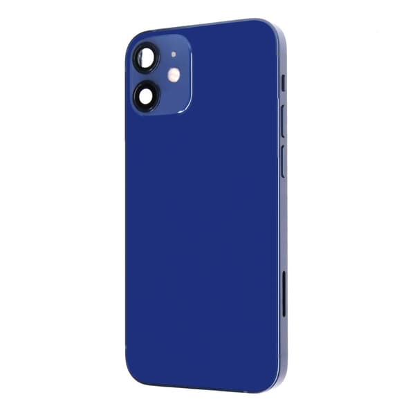 iPhone 12 Mini Baksida med Komplett Ram - Blå Blå