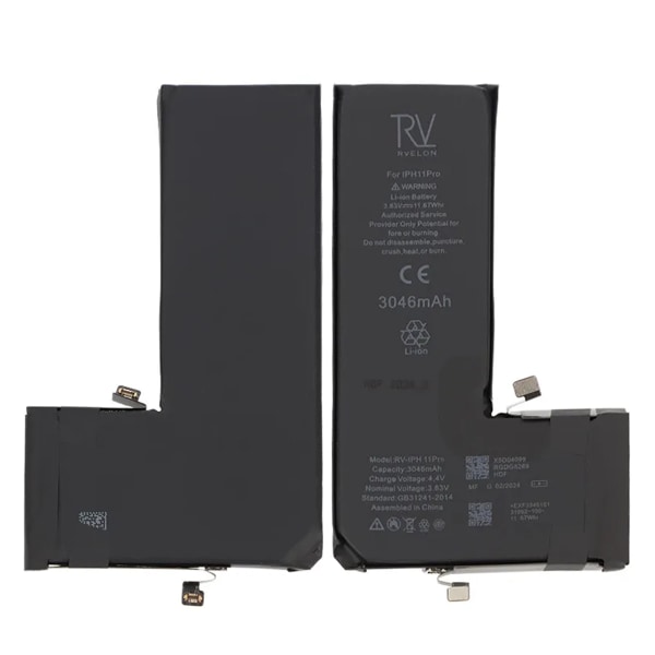 iPhone 11 Pro Batteri Rvelon Premium 3046mAh