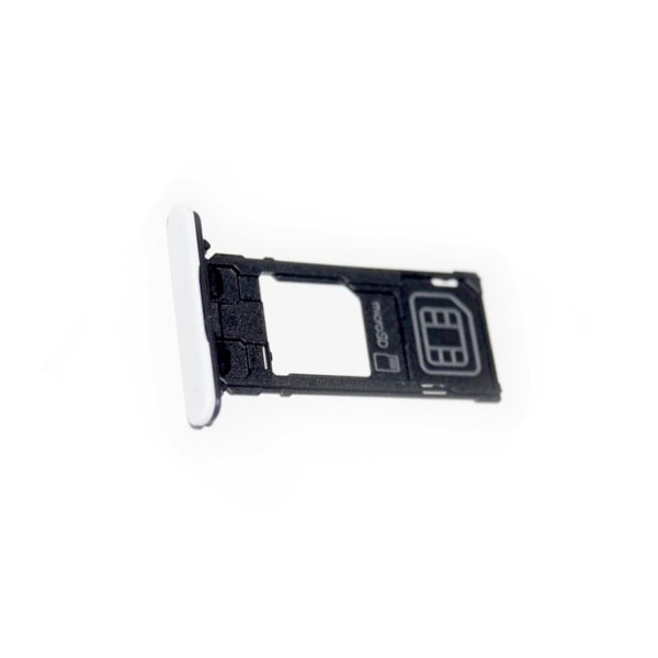 Sony Xperia X Compact SD/Simkortshållare - Vit White