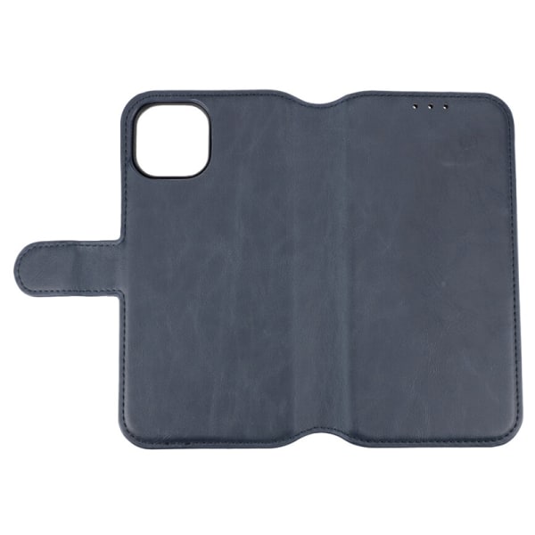 iPhone 15 Plånboksfodral Magnet Rvelon - Blå Marinblå