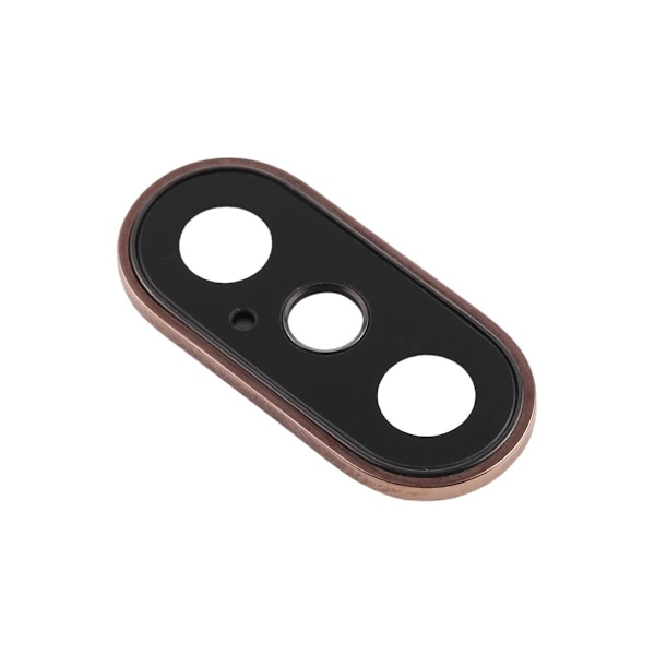 iPhone XS/XS Max Kameralins med Ram - Guld Gold