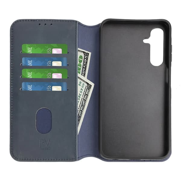 Samsung Galaxy A25 Plånboksfodral Magnet Rvelon - Blå Blue