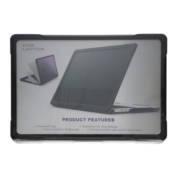 Fodral Macbook Pro 14" M1/M2/M3/M3 Pro 2021/2023 - Transparent Transparent