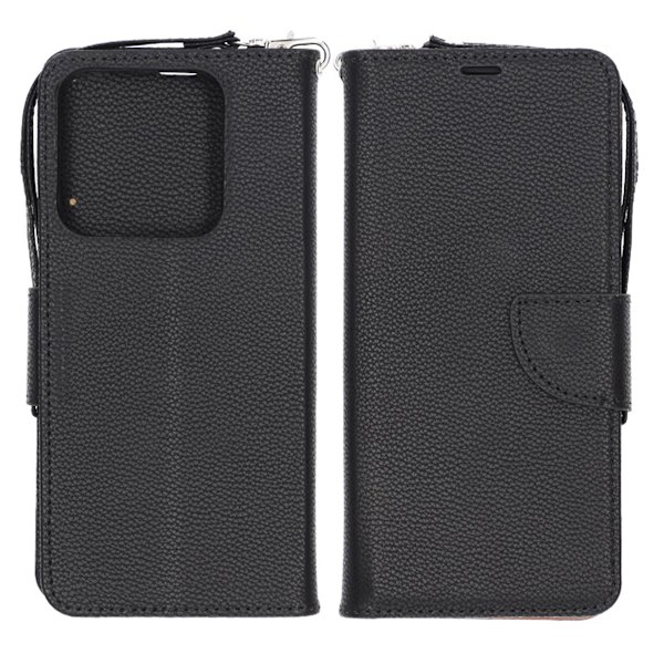 Xiaomi 14 Plåboksfodral med Stativ - Svart Svart