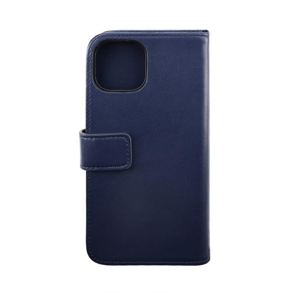 iPhone 14 Pro Plånboksfodral Läder Rvelon - Blå Marinblå