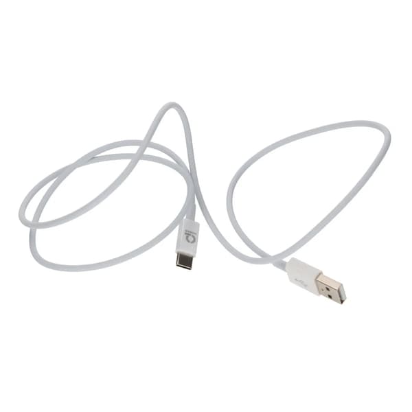 USB A till USB C Laddare 18W 1 Meter - Vit Vit