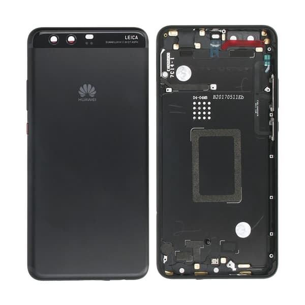 Huawei P10 Plus Baksida/Batterilucka Original - Svart Svart