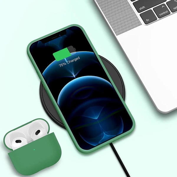 iPhone 13 Pro Max Skal - Silikon Grön Rvelon Green